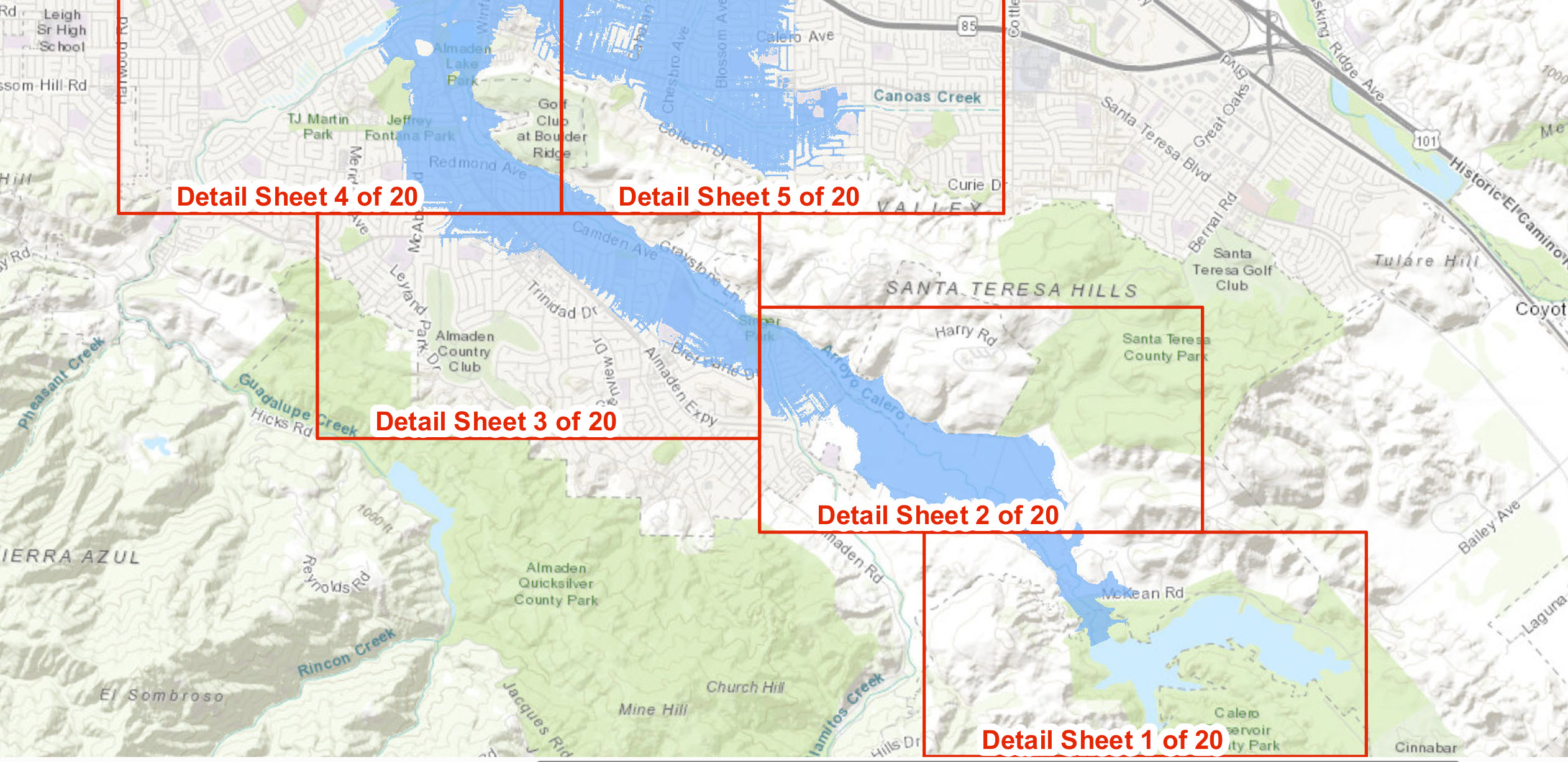 Almaden Dam Inundation Map1973 web color r2